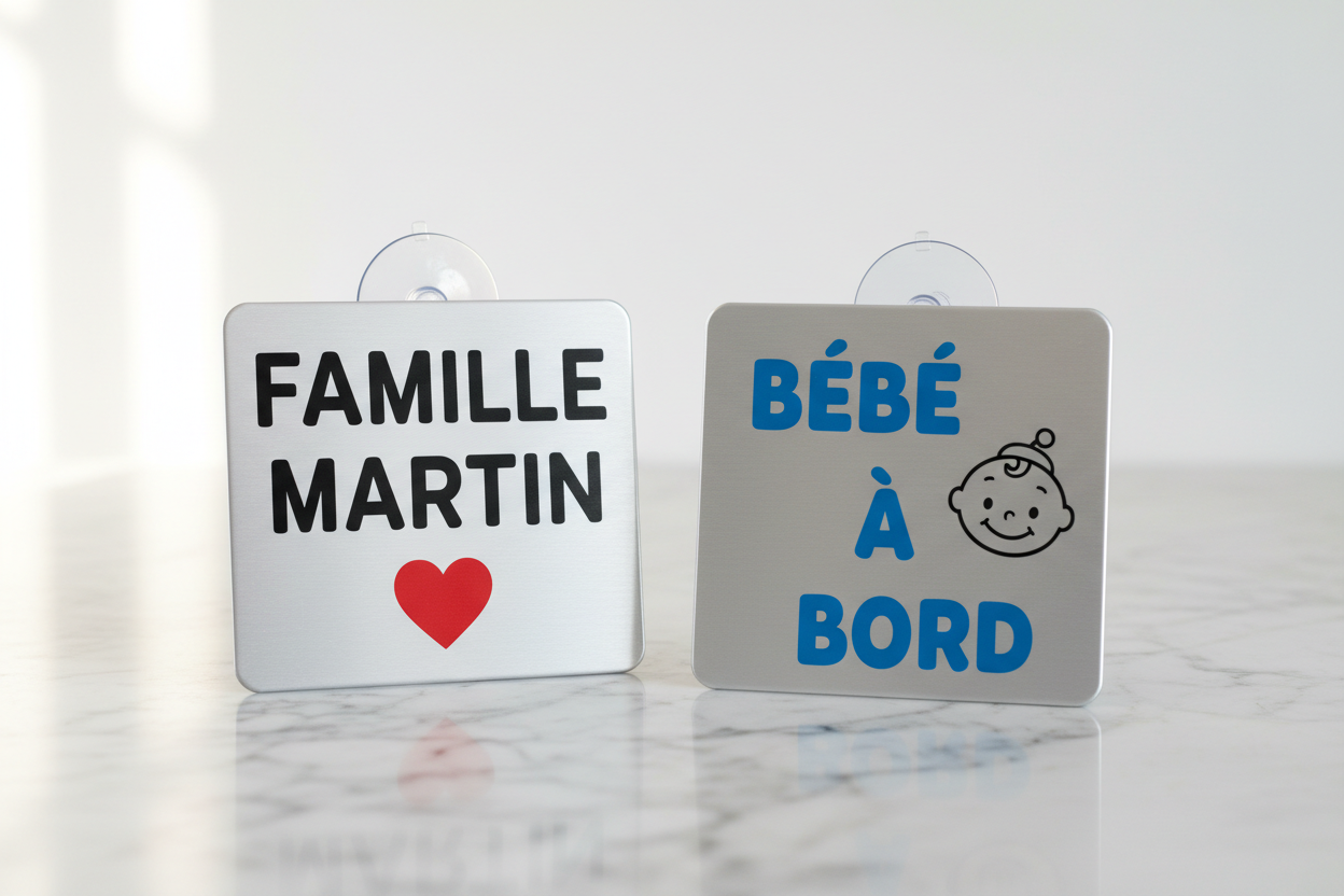 Plaques carrées inclinées sublimation alu