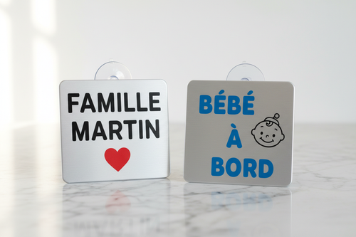 Plaques carrées inclinées sublimation alu